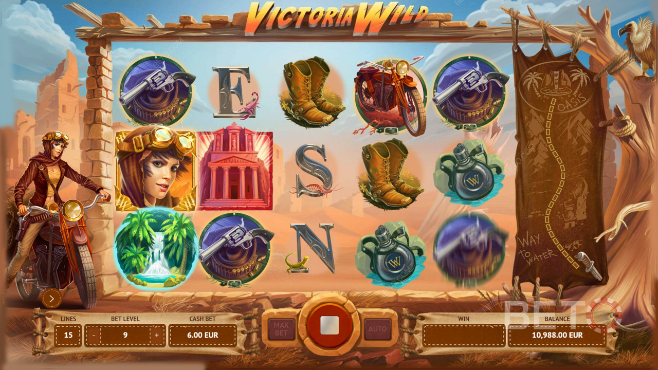 Kos deg med Victoria Wild spilleautomat fra TrueLab med gratisspinn, respins og andre spennende funksjoner.