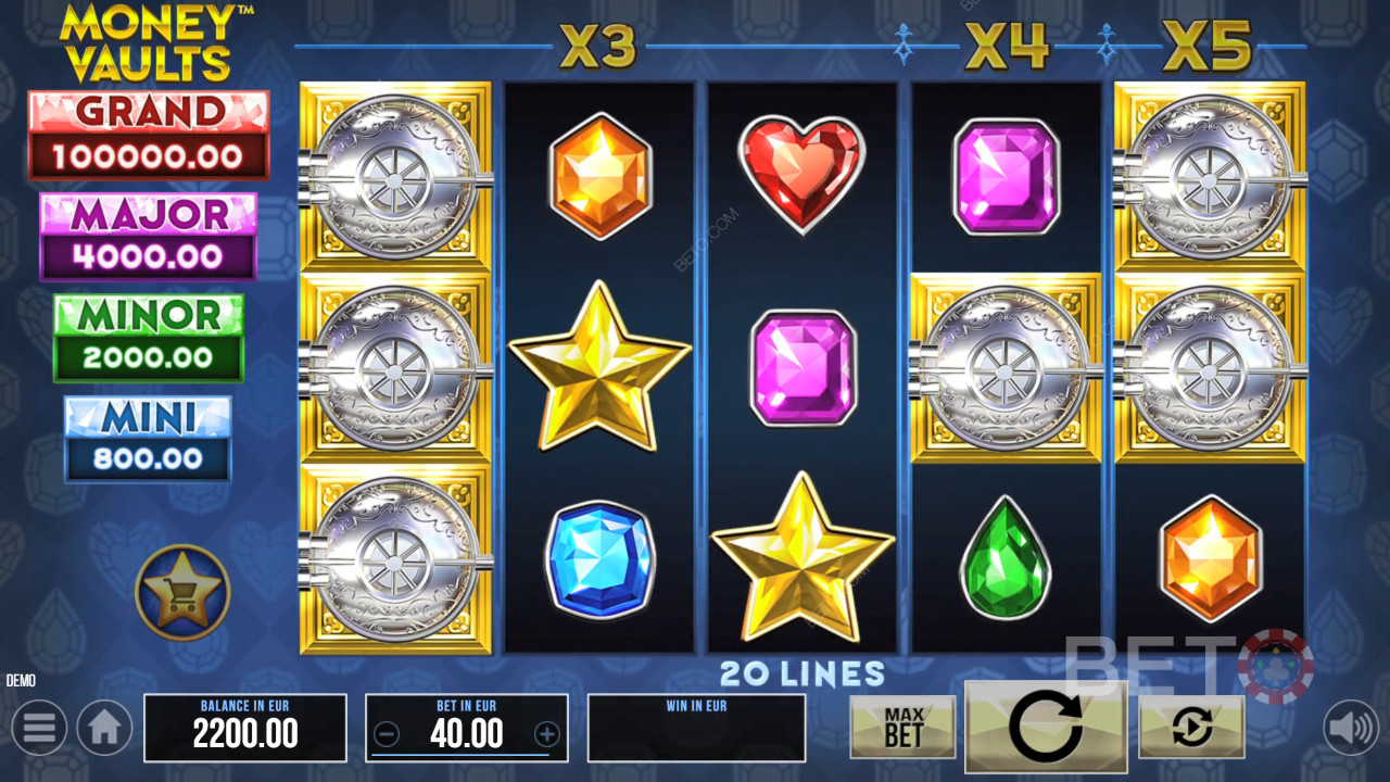 Money Vaults Spill Gratis