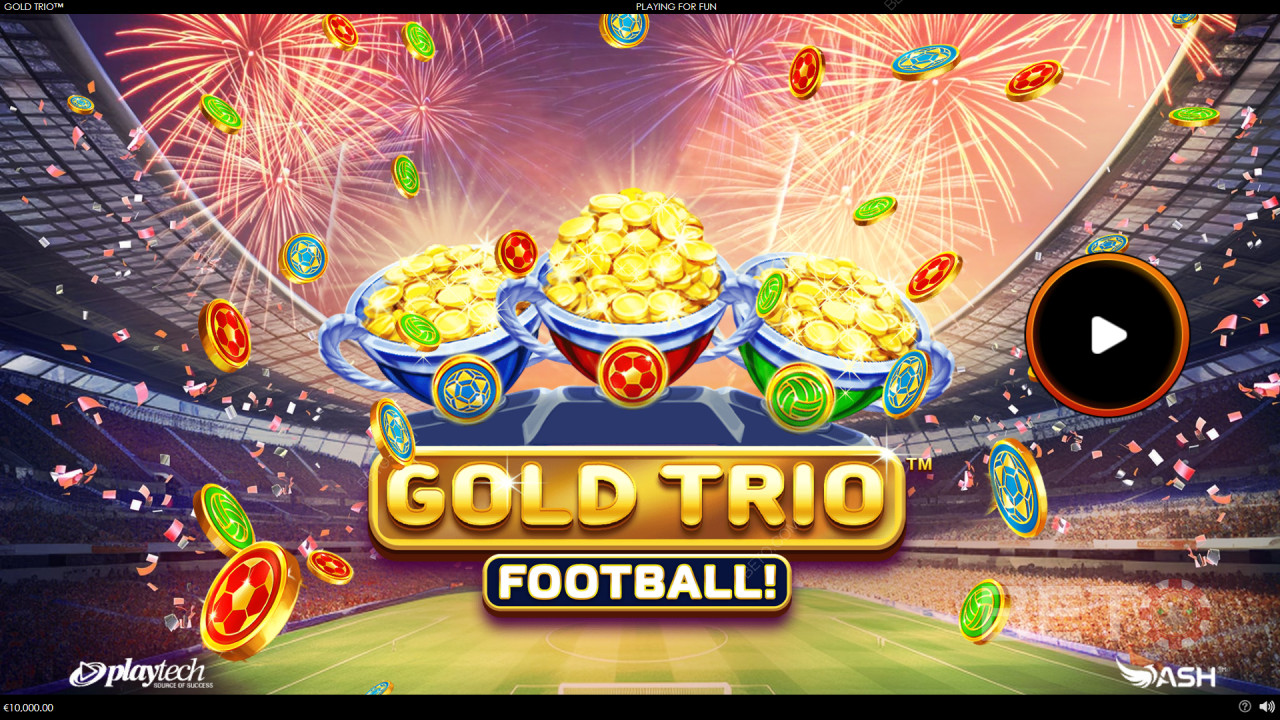 Gulltrioen: Fotball! Video Slot - Vår dom