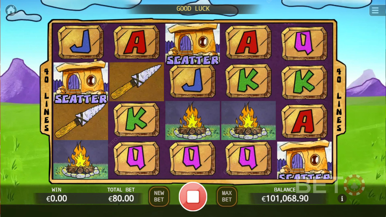 Steinalderanmeldelse av BETO Slots