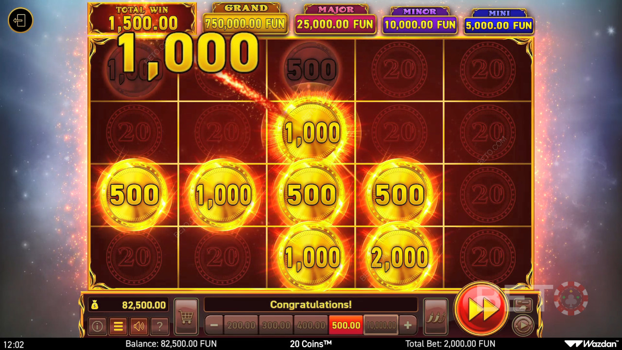 20 Coins Anmeldelse av BETO Slots