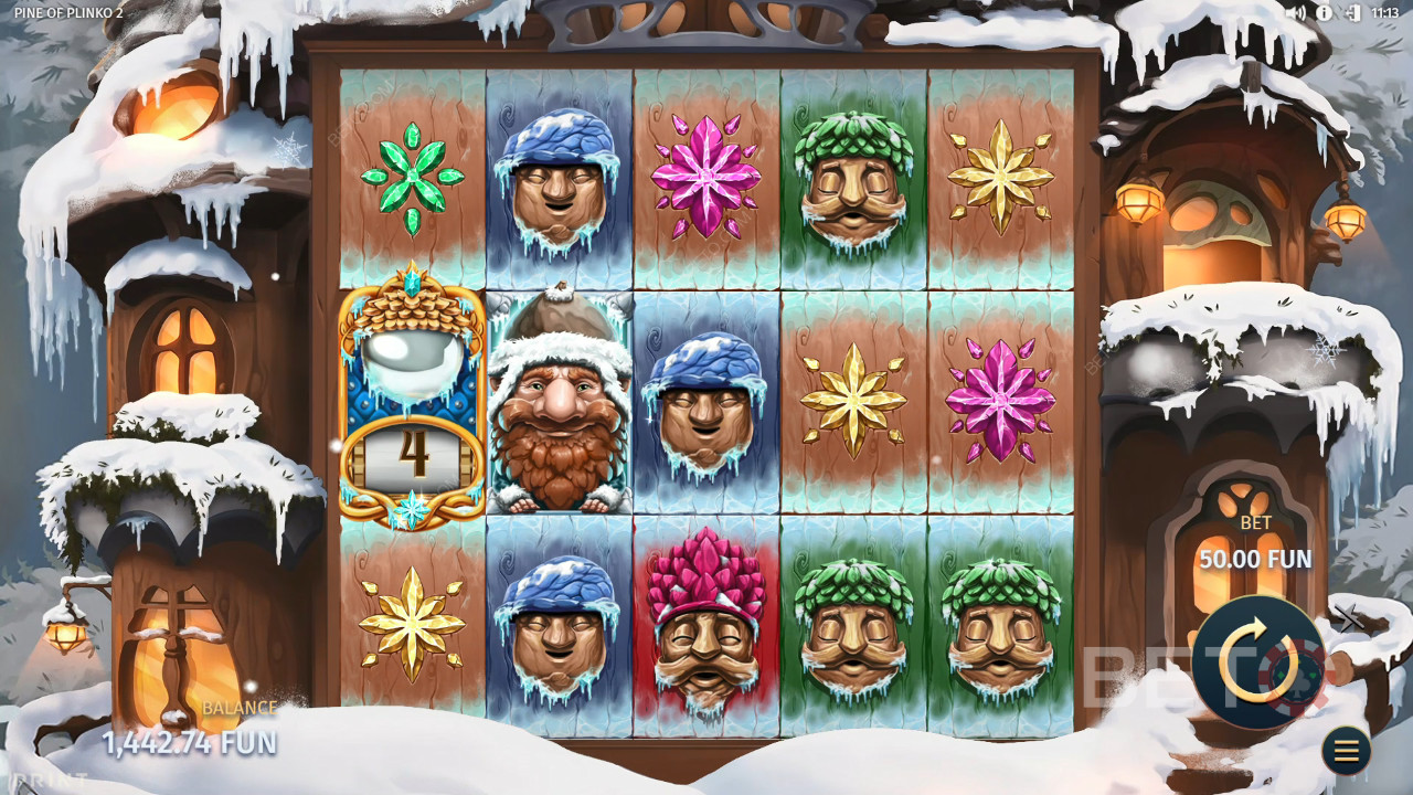 Vinn 20 000 ganger innsatsen din i Pine of Plinko 2 Video Slot!