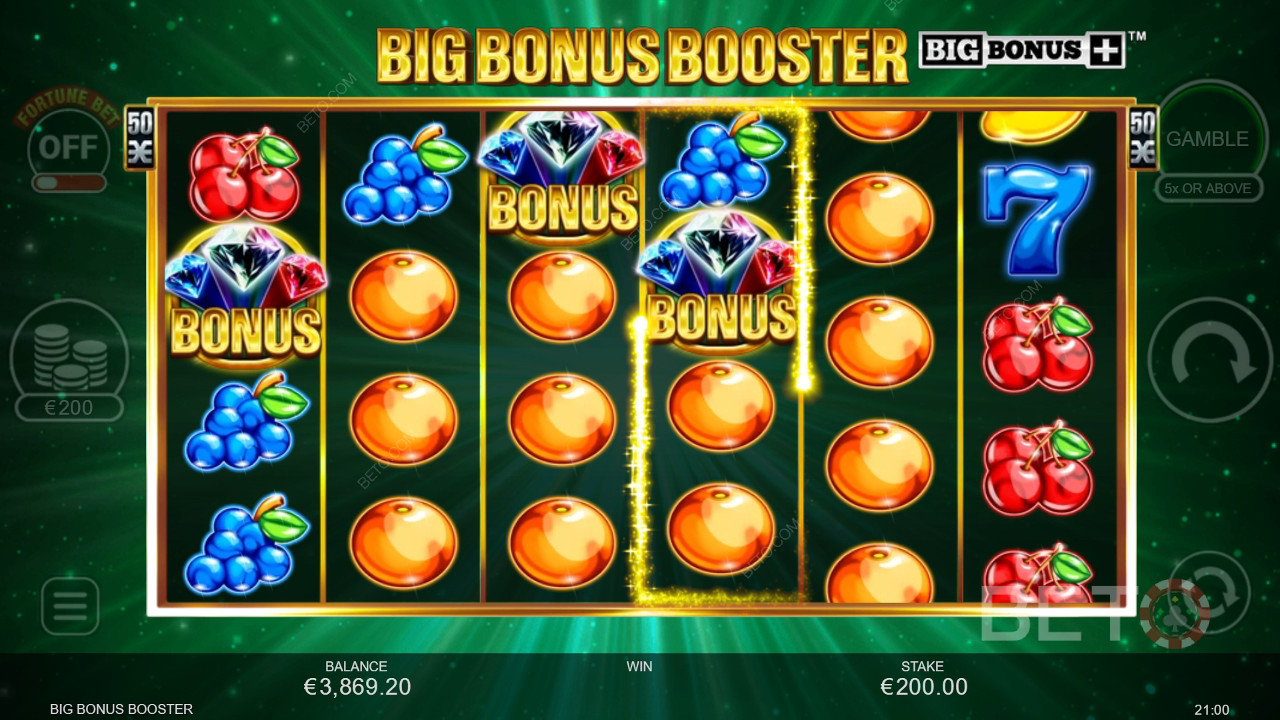 Big Bonus Booster Anmeldelse av BETO Slots