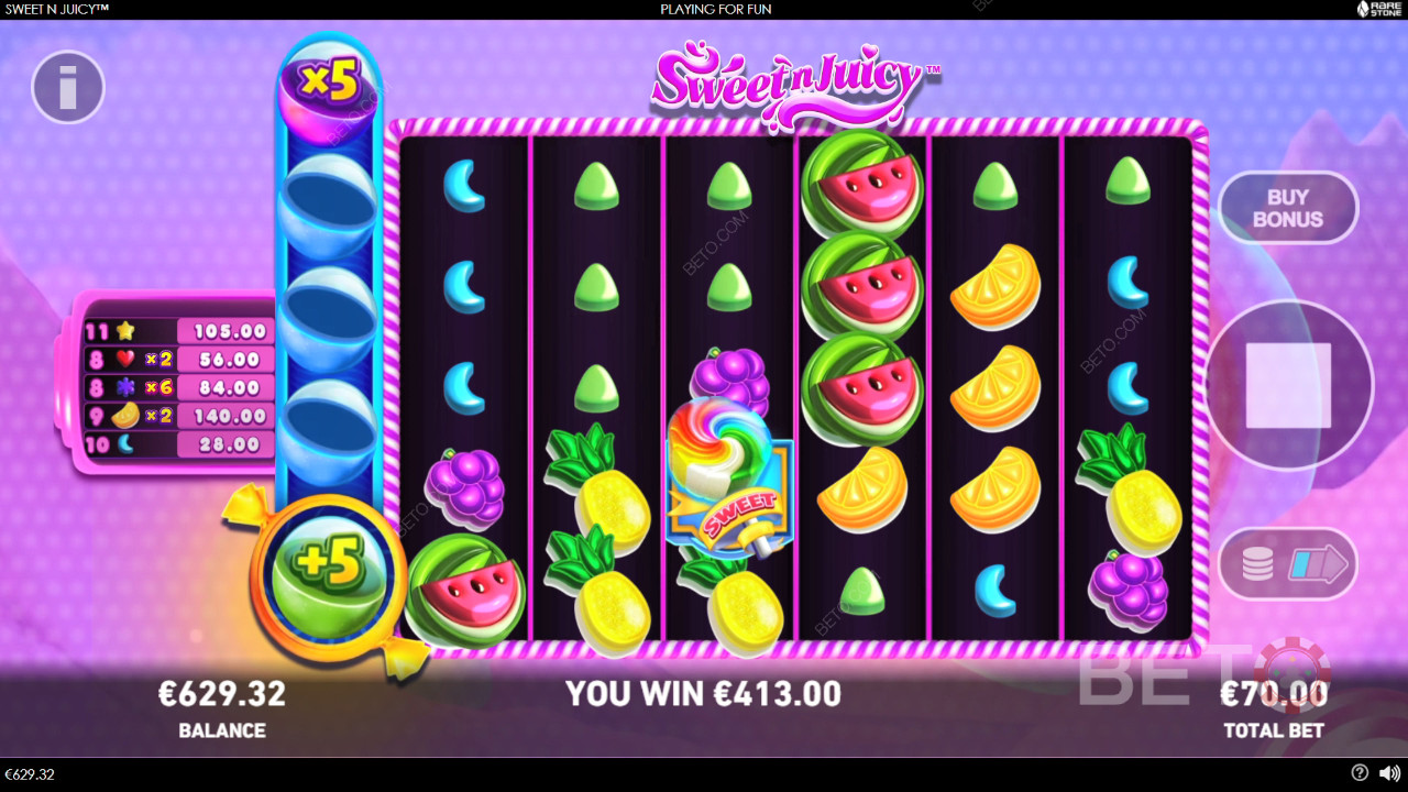 Sweet N Juicy Spill Gratis