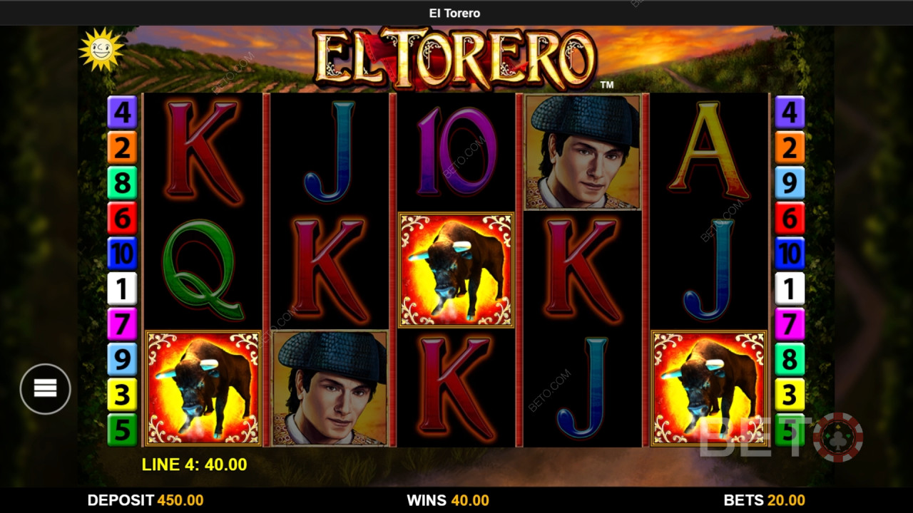 El Torero Spill Gratis