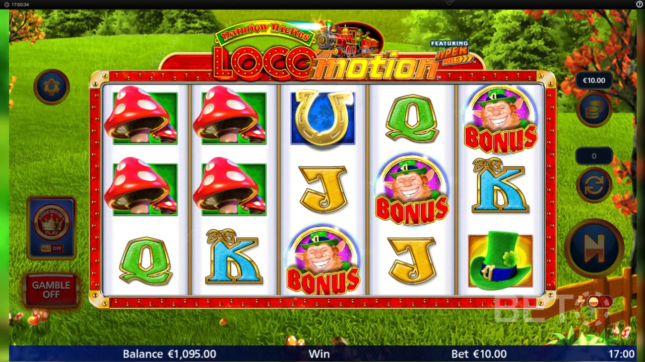 Rainbow Riches Locomotion Spill Gratis