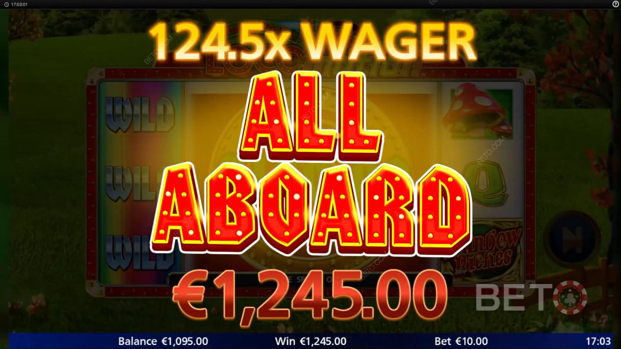 Er Rainbow Riches Locomotion Slot verdt det?