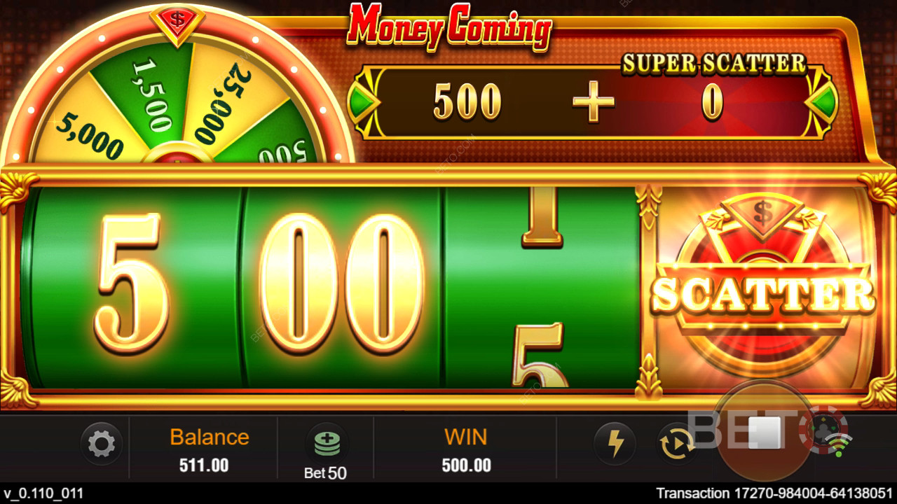 Money Coming Spill Gratis