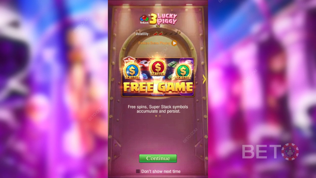 Vinn 10 000 ganger innsatsen din i 3 Lucky Piggy Video Slot!