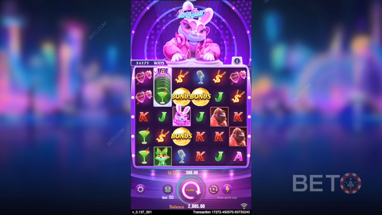 Party Star Anmeldelse av BETO Slots