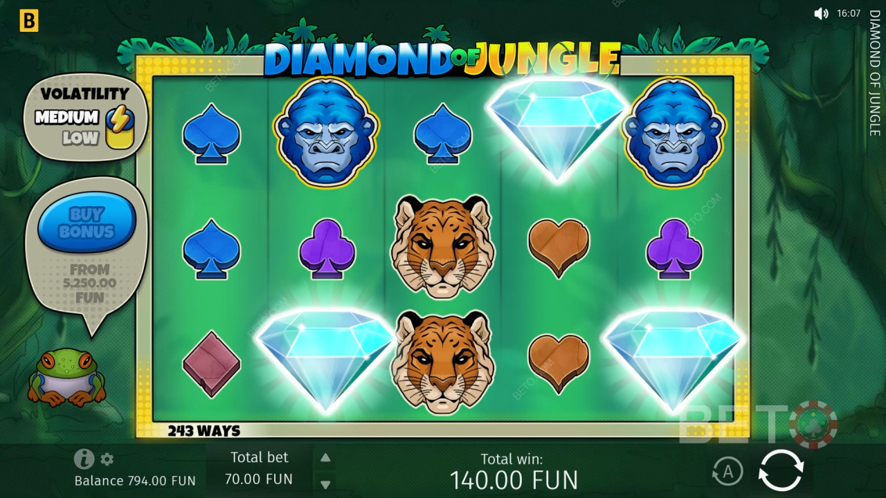 Diamond Of Jungle Spill Gratis