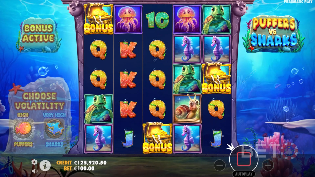Puffers Vs Sharks Anmeldelse av BETO Slots