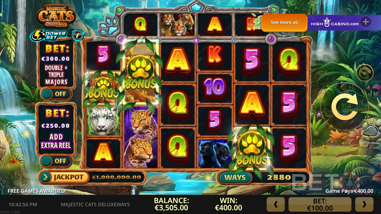 Majestic Cats DeluxeWays Spill Gratis