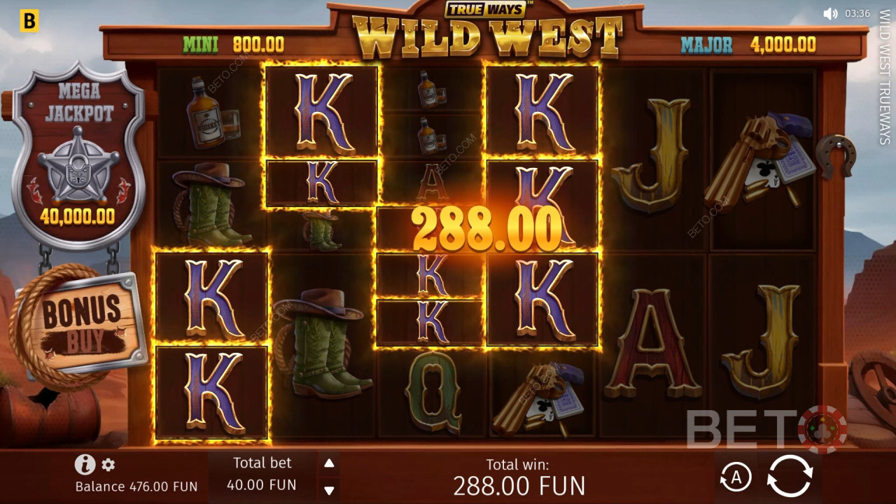Wild West Trueways Anmeldelse av BETO Slots