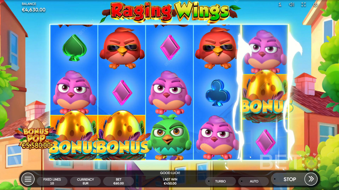 Raging Wings Anmeldelse av BETO Slots