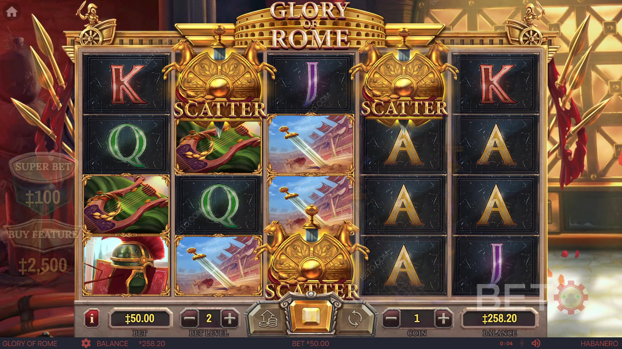 Glory of Rome Anmeldelse av BETO Slots