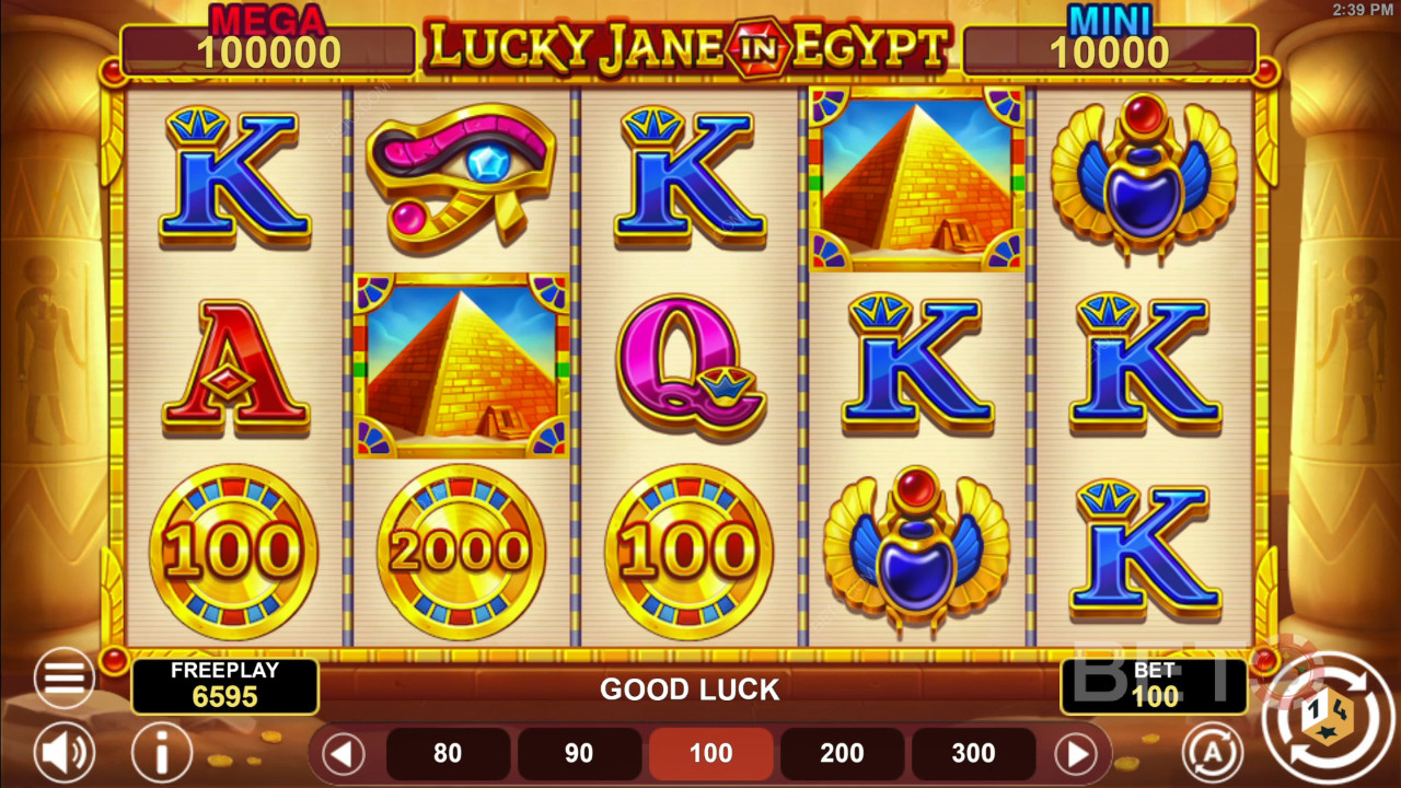 Lucky Jane in Egypt Hold & Win Spill Gratis