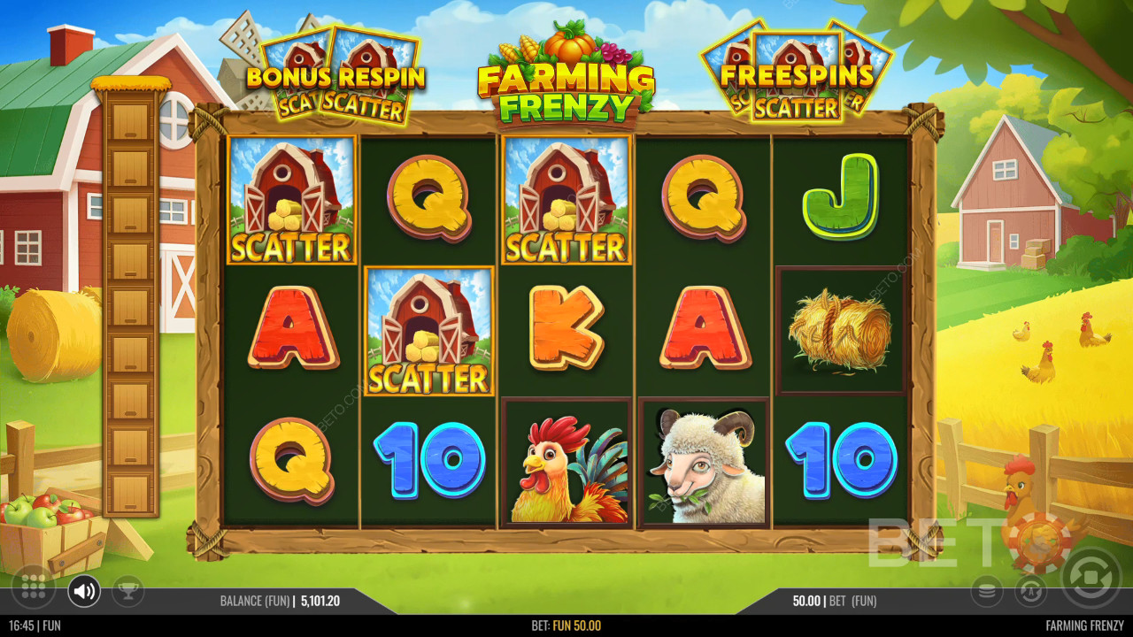 Farming Frenzy Anmeldelse av BETO Slots