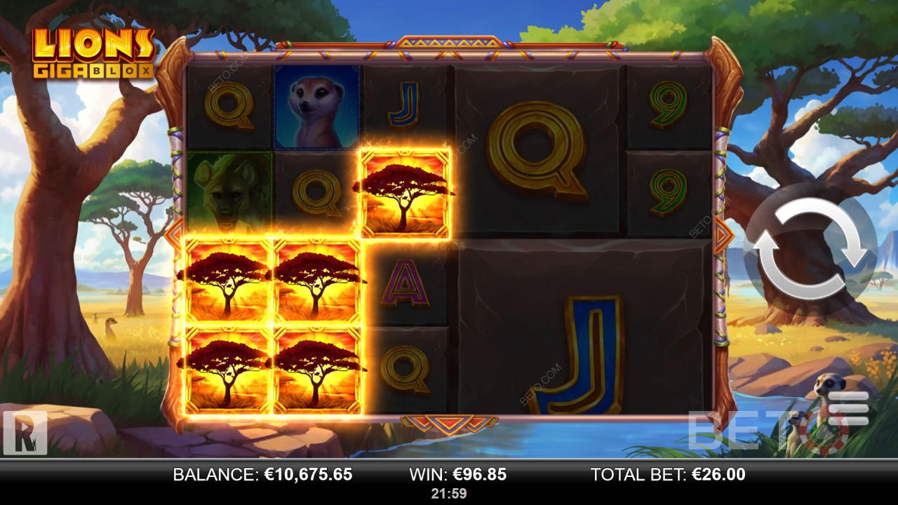 Lions GigaBlox Spill Gratis