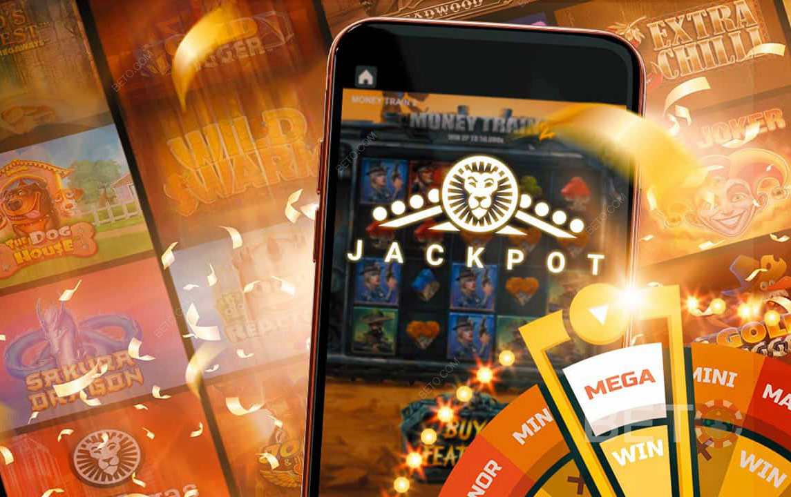 Progressive jackpotter fra de beste spillleverandørene er tilgjengelig på LeoVegas Casino.
