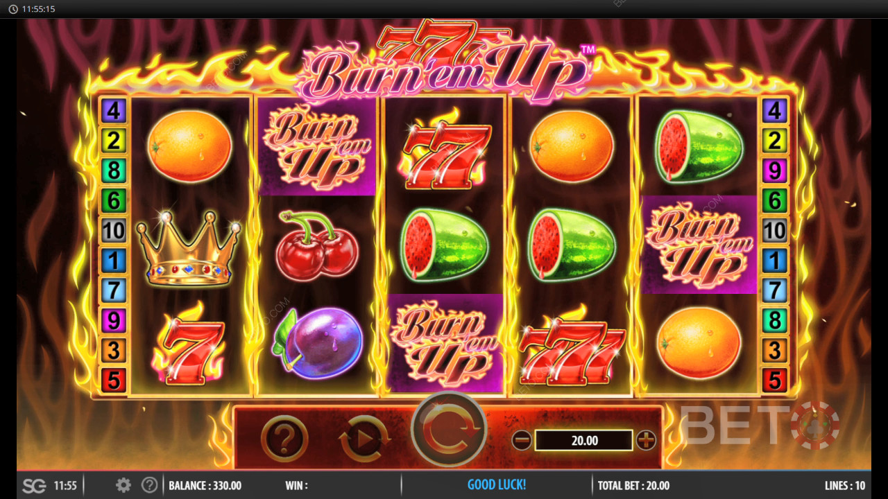 777 Burn' Em Up Spill Gratis