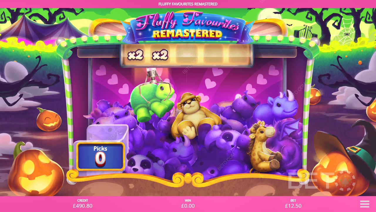 Bonusfunksjoner forklart i Fluffy Favourites Remastered av Eyecon