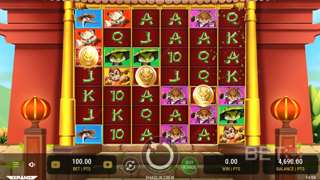Shaolin Crew Anmeldelse av BETO Slots