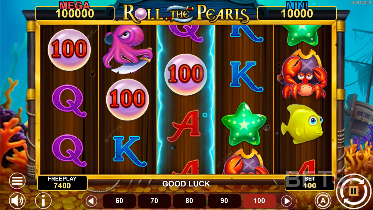 Roll The Pearls Hold & Win Spill Gratis