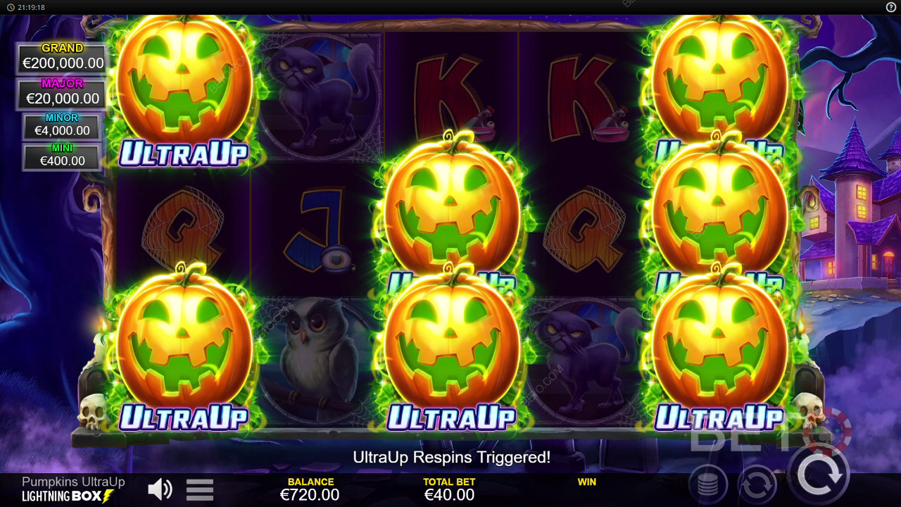 Pumpkins UltraUp Anmeldelse av BETO Slots