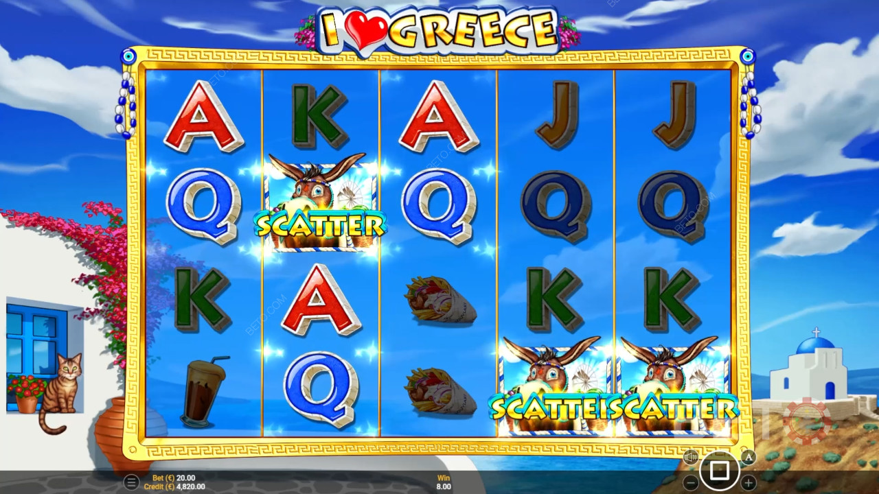 I Love Greece Anmeldelse av BETO Slots