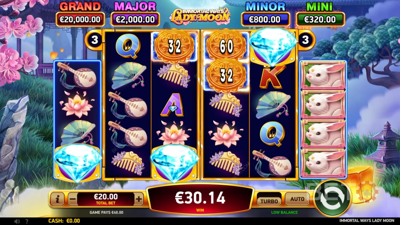 Immortal Ways Lady Moon Anmeldelse av BETO Slots