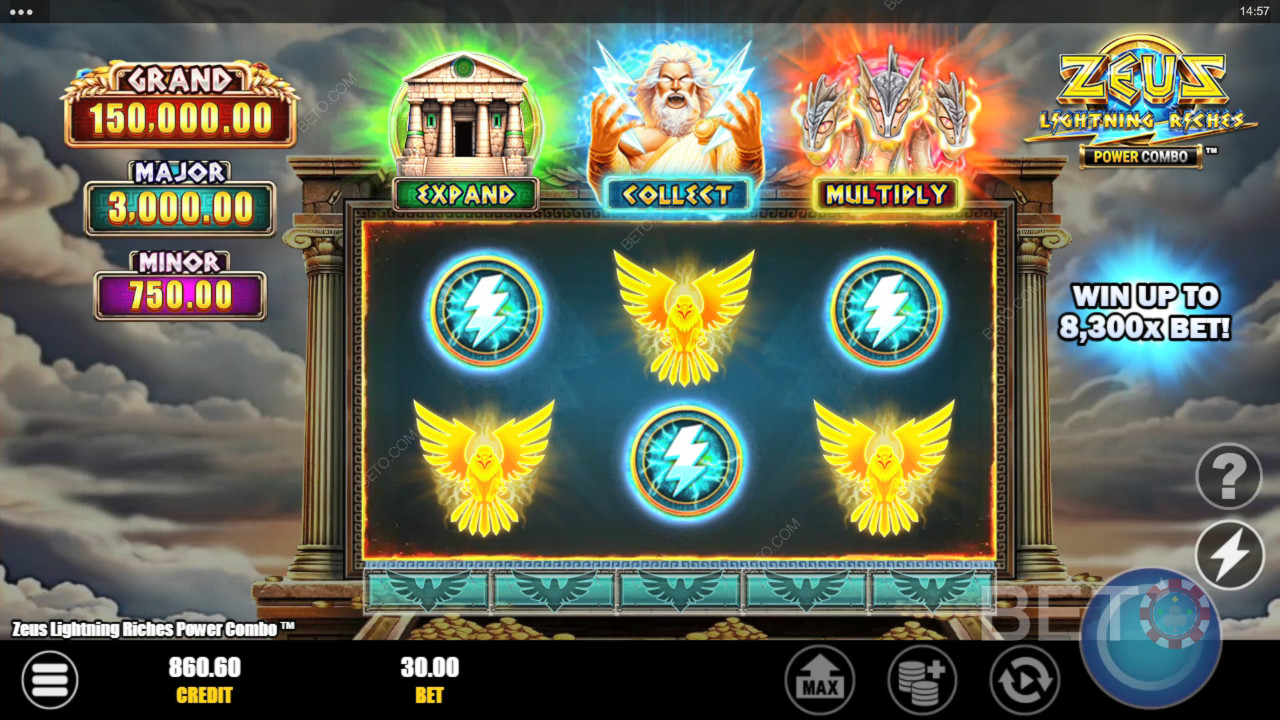 Zeus Lightning Riches Power Combo Spill Gratis