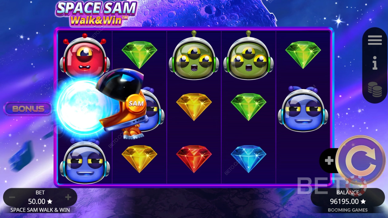 Space Sam Walk and Win Spill Gratis