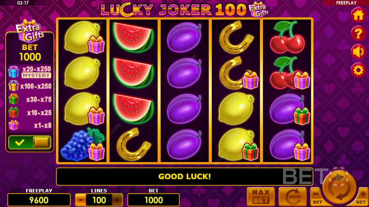 Lucky Joker 100 Extra Gifts Spill Gratis