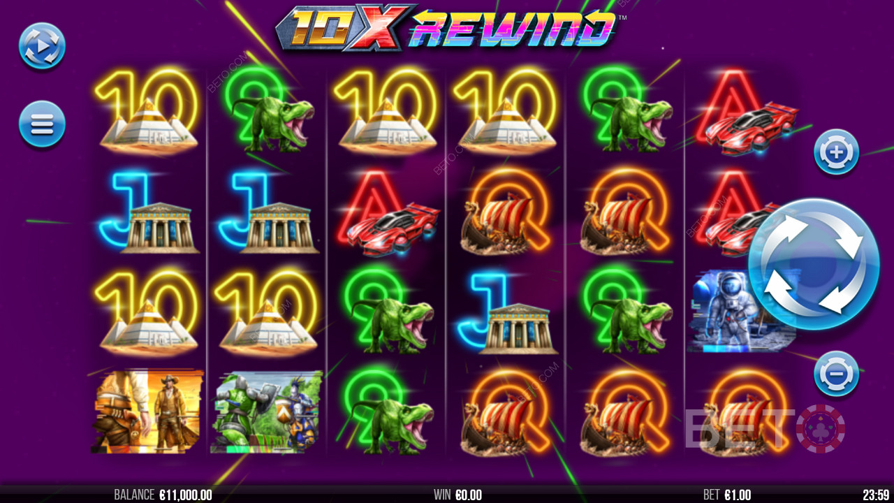 Neon-temabilder ser fristende ut i 10x Rewind