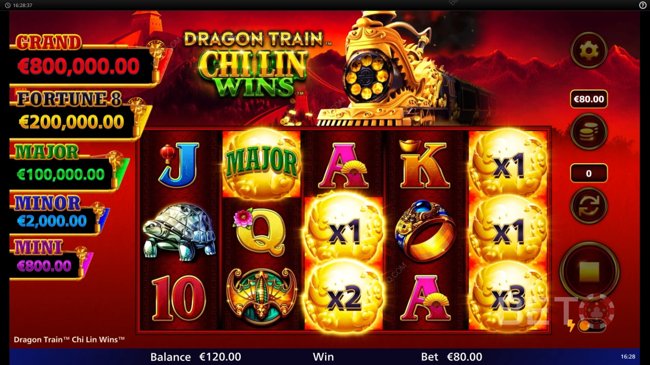 Dragon Train Chi Lin Wins Spill Gratis