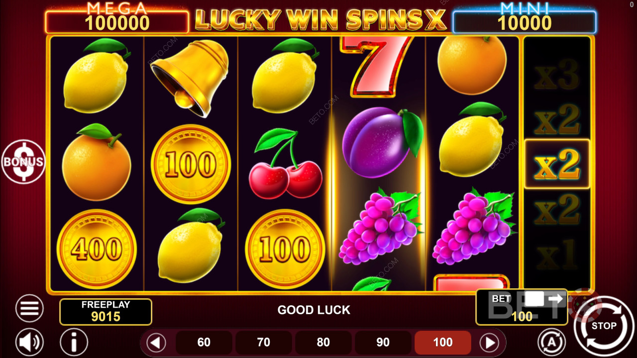 Lucky Win Spins X Anmeldelse av BETO Slots