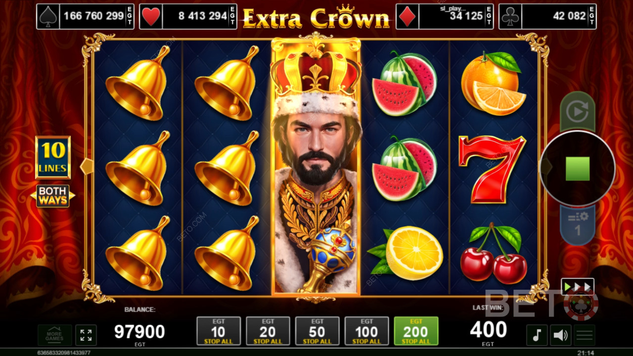 Extra Crown Spill Gratis