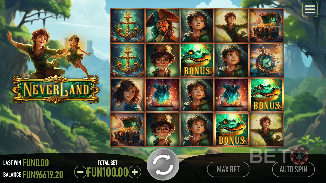 Neverland Spill Gratis