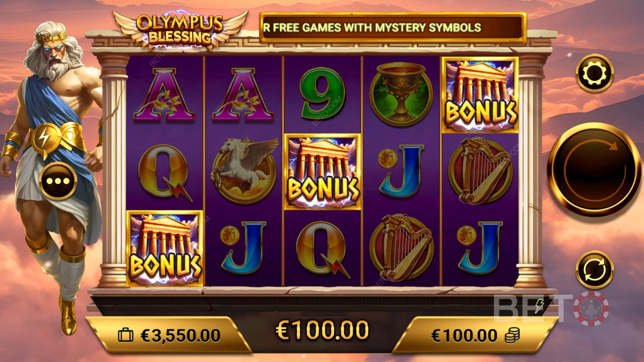 Olympus Blessing Anmeldelse av BETO Slots