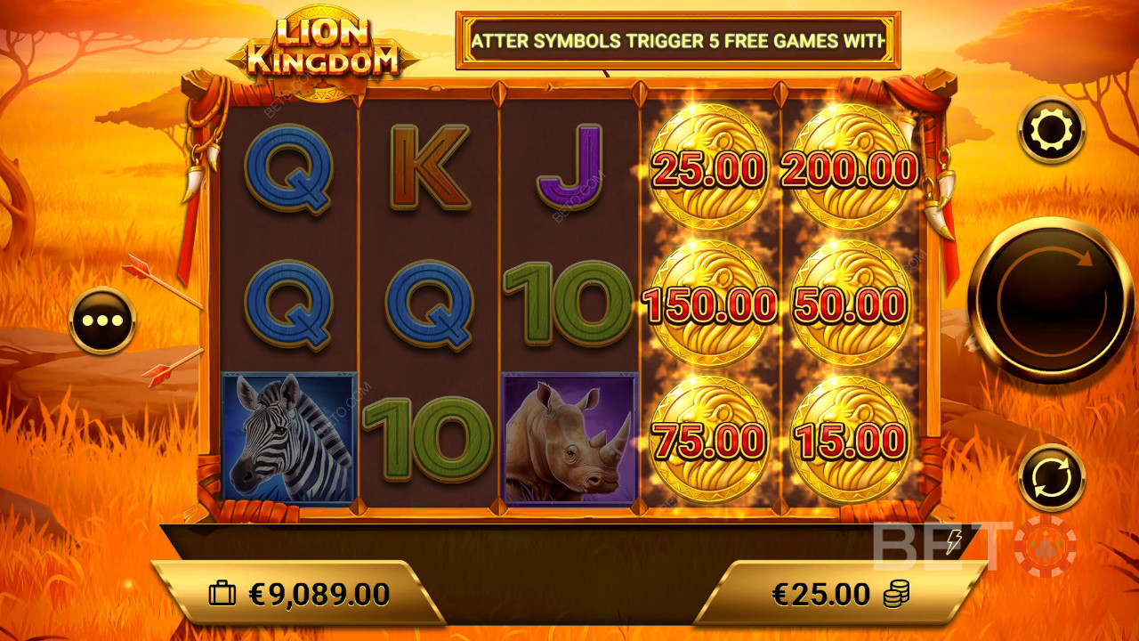 Lion Kingdom Anmeldelse av BETO Slots