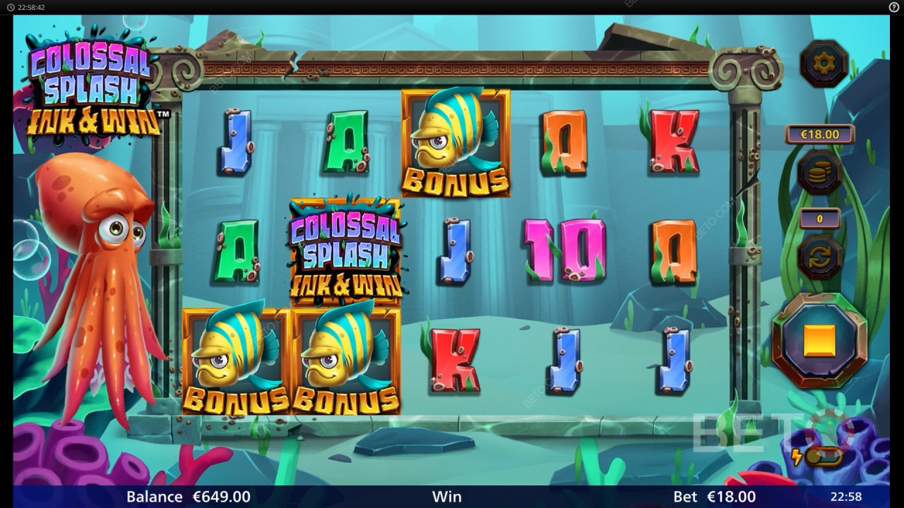 Colossal Splash Ink & Win Spill Gratis
