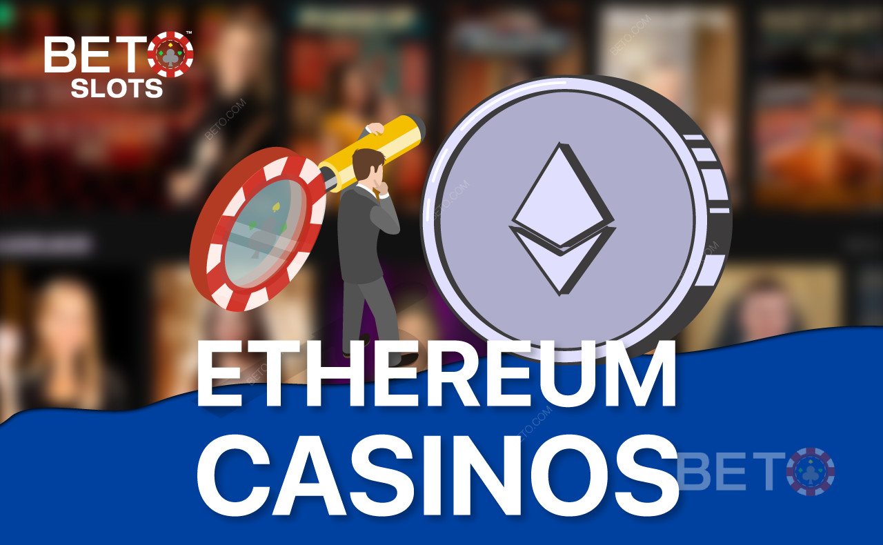 Beste Ethereum (ETH) kasinoer for 2025 med øyeblikkelig utbetaling