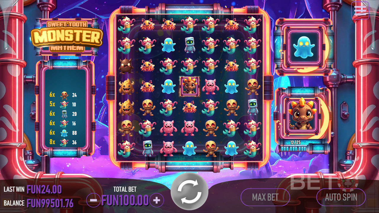 Sweet Tooth Monster Mayhem Spill Gratis