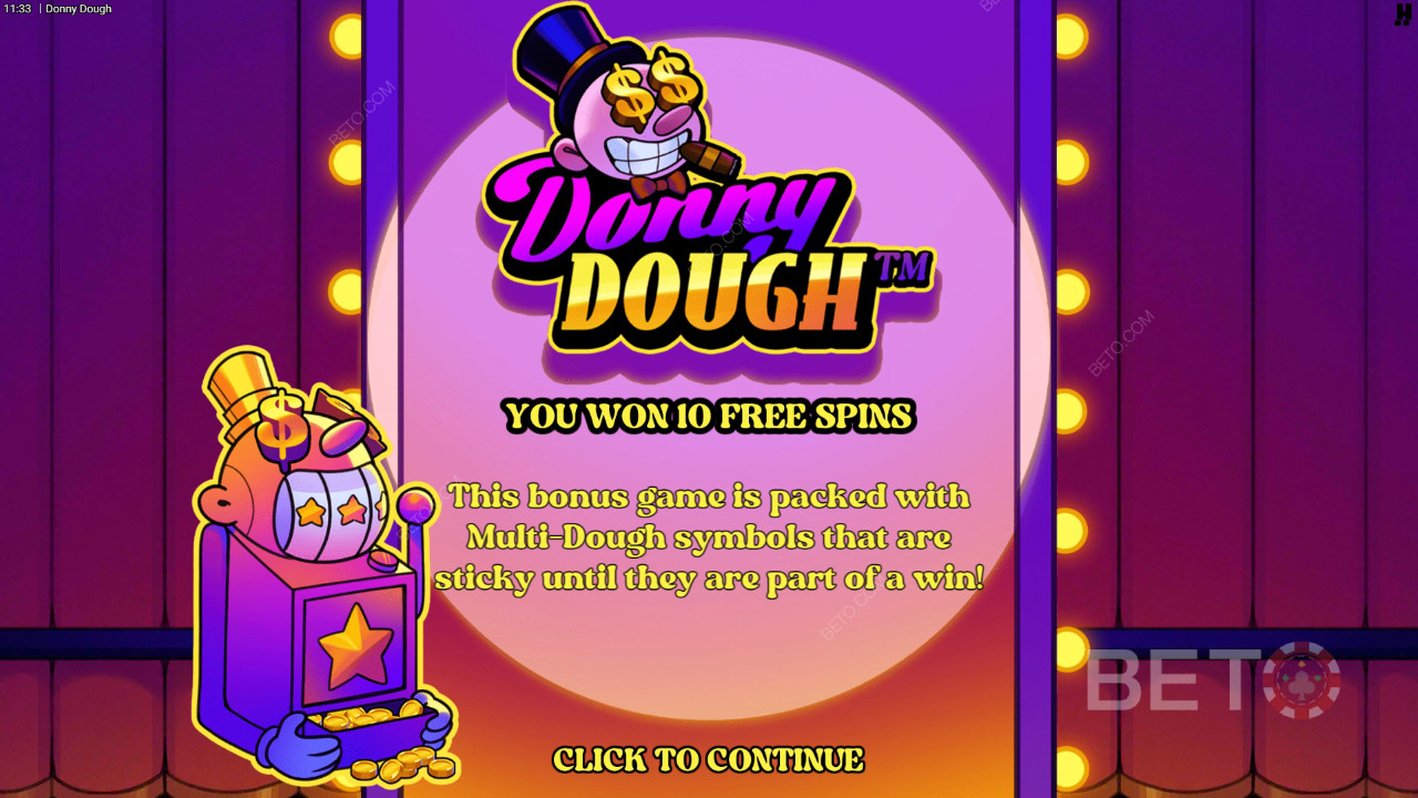 Bonusfunksjoner forklart i Donny Dough av Hacksaw Gaming