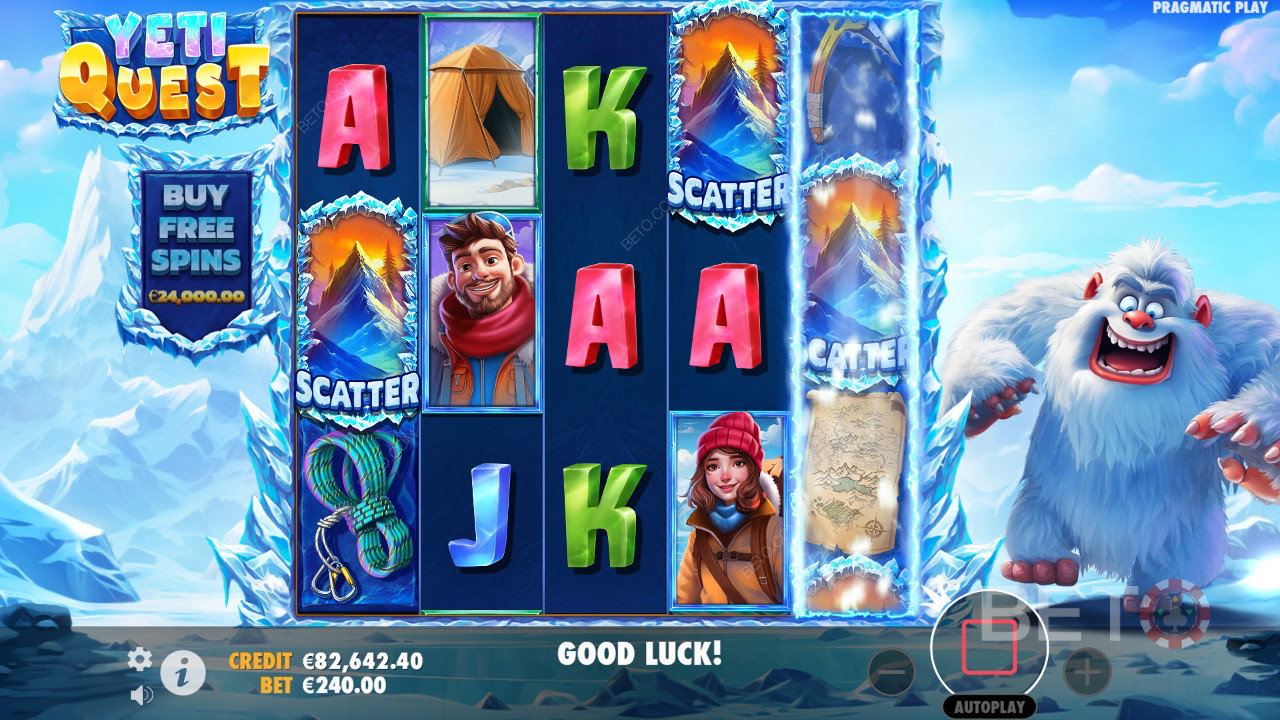 Yeti Quest Anmeldelse av BETO Slots