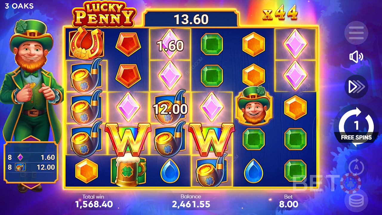 Bonusfunksjoner forklart i Lucky Penny av 3 Oaks Gaming