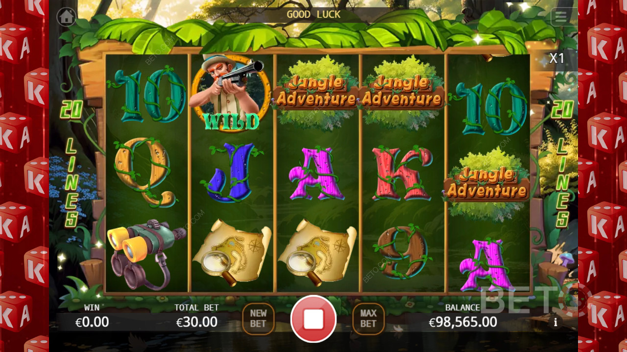 Jungle Adventure Anmeldelse av BETO Slots