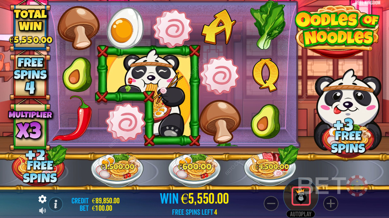 Oodles of Noodles Anmeldelse av BETO Slots
