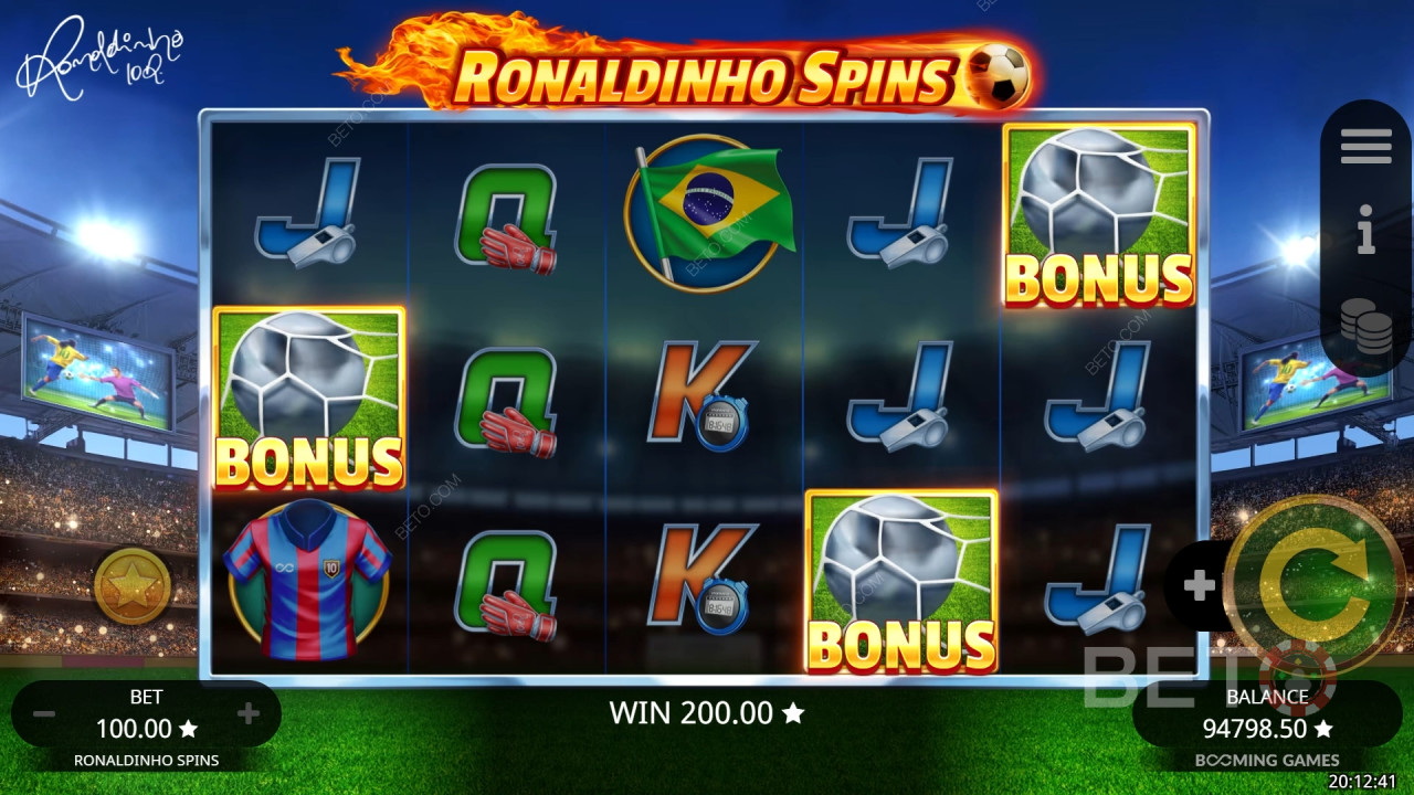 Ronaldinho Spins Spill Gratis